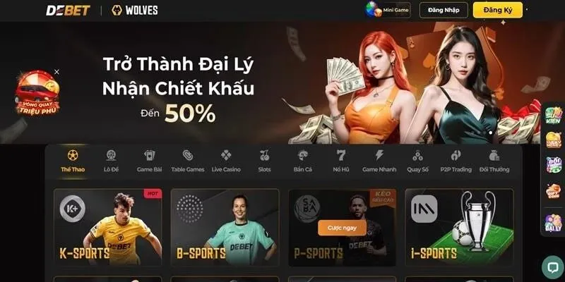 Trở thành đại lý Debet, thành viên có cơ hội tạo ra thu nhập hấp dẫn